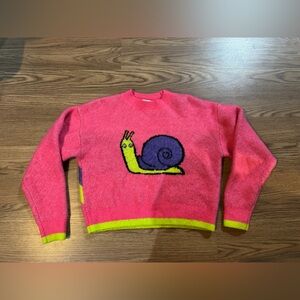 Zara Pink Snail Sweater